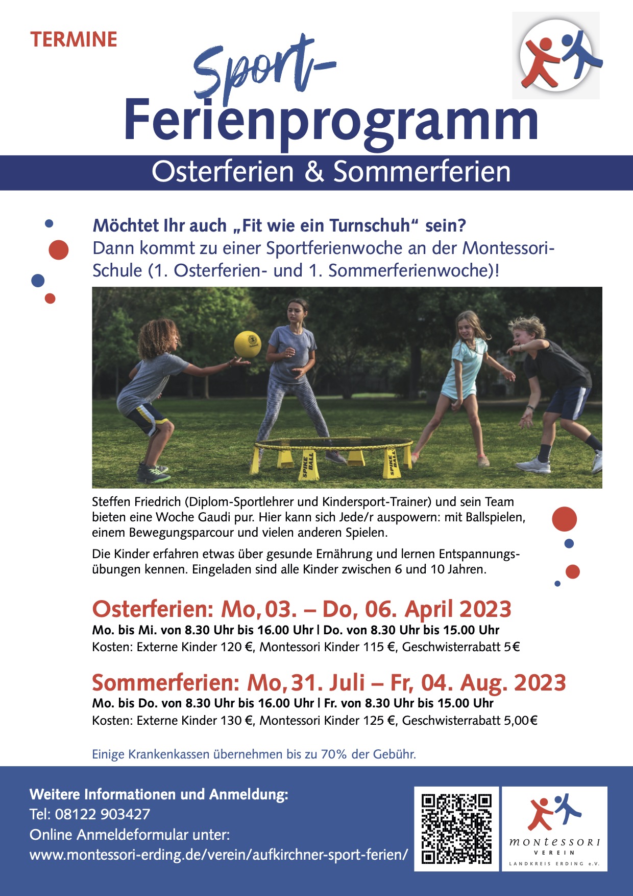 Aufkirchner Sport-Ferienu003c Montessori-Schule Erding
